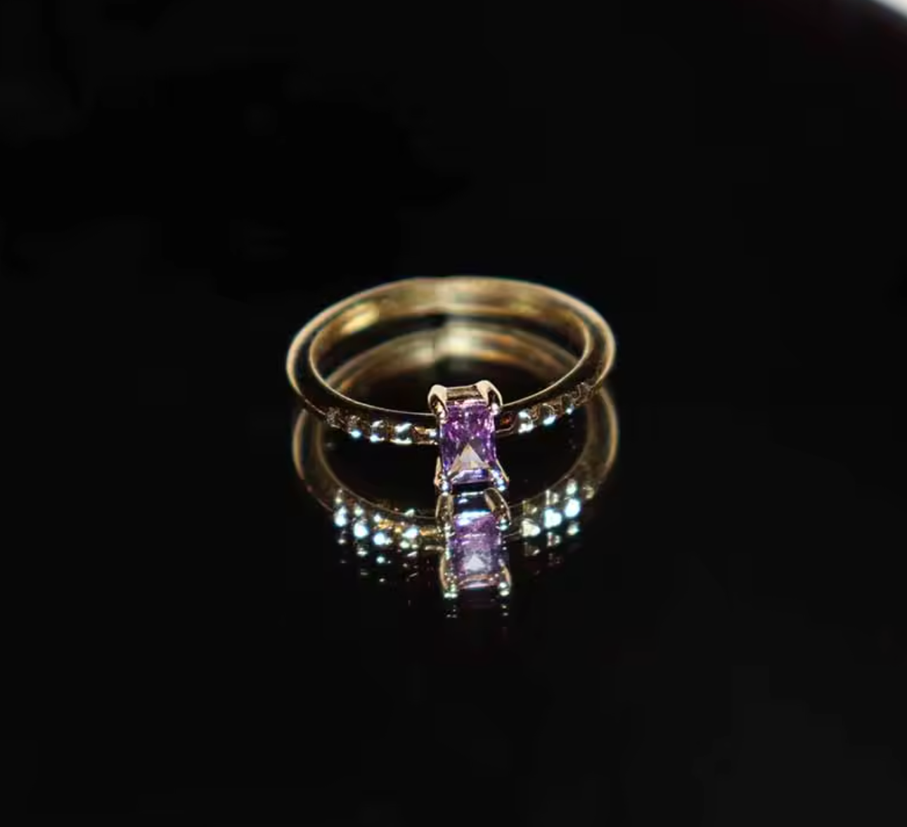 Elegant Silver-Plated Zircon Statement