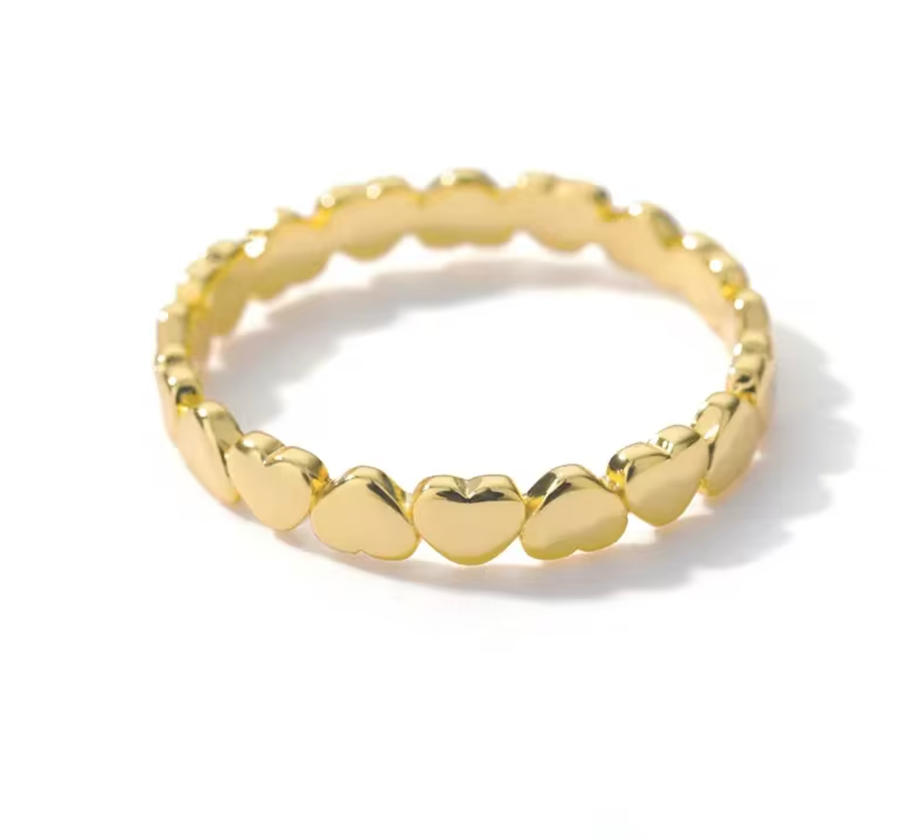 Cute Heart Stainless Steel Couple Ring