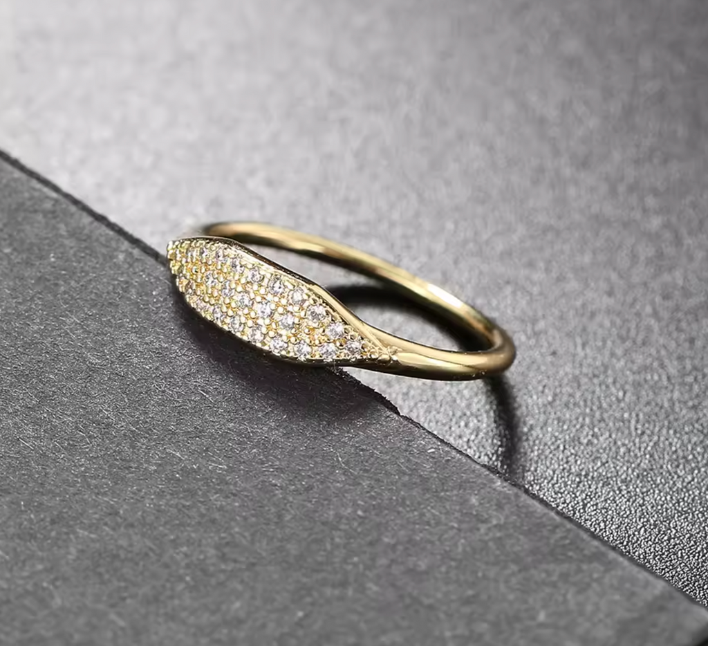 Trendy Gold-Tone Stacking Rings