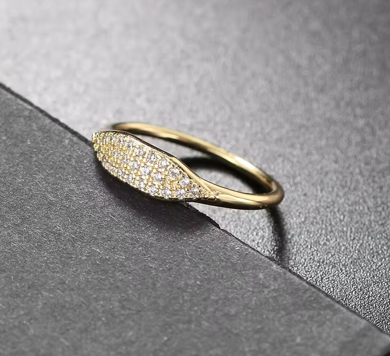 Trendy Gold-Tone Stacking Rings