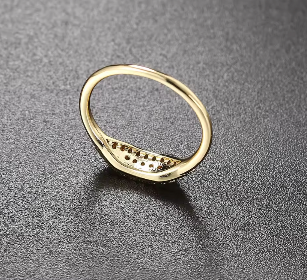 Trendy Gold-Tone Stacking Rings