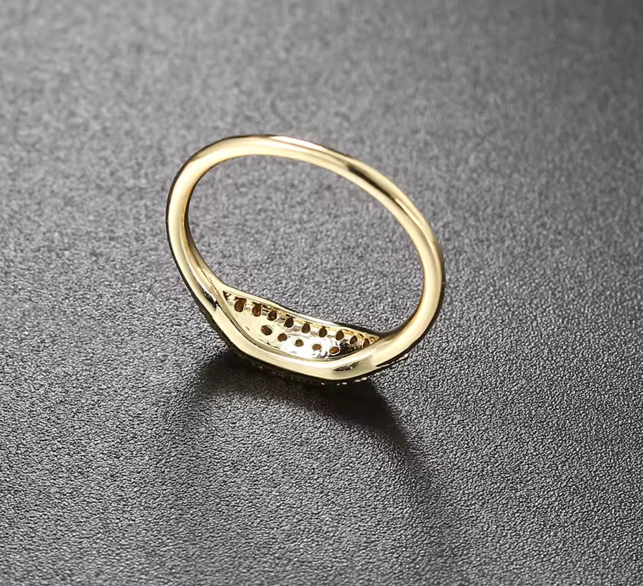 Trendy Gold-Tone Stacking Rings